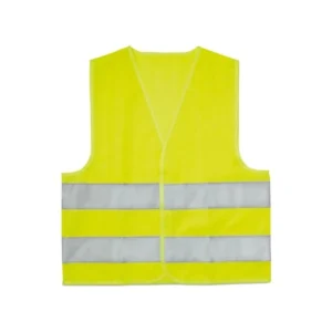 HolaShop autós láthatósági mellény, sárga, XL – 2 fényvisszaverő csíkkal