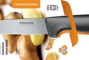 FISKARS Funct.F egyenes hámozó kés 8cm
