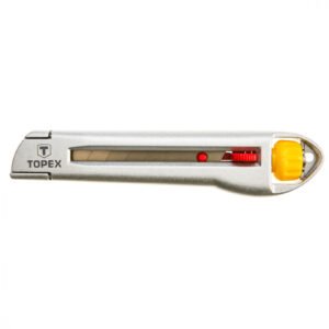 Topex PVC kés 18 mm fémházas, törhető pengés