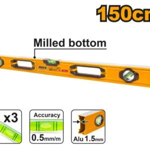 INGCO Vízmérték 1500 mm 3 libella
