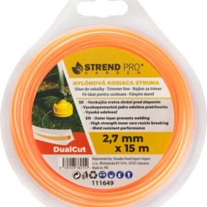 Strend Pro fűkasza damil 2,7 mm x 15 m, négyszög