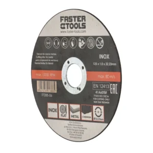 FASTER TOOLS INOX fémvágó korong 125 x 1 mm (FT205-04)