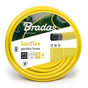 Bradas SUNFLEX locsolótömlő 1/2" 30 m, sárga