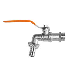 Bradas golyós szelepes kerti csap 3/4" KM – 1" KM, 19 mm tömlővéggel (GKK033419)