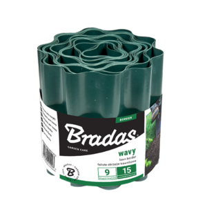 Bradas OBFG 0925 hullámos ágyásszegély 25 cm x 9 m, zöld