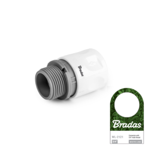 Csatlakozócsonk 3/4" külső menettel, WHITE LINE – Bradas WL-2121