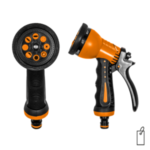 Locsolópisztoly 8 funkciós ZEBRA TWIN, BLACK LINE – Bradas ECO-7203T