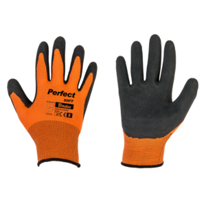 Bradas PERFECT SOFT RWPS10 védőkesztyű, latexhab mártott, 10-es méret