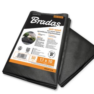 Bradas AWB5021005 gyomgátló agroszövet (geotextil), fekete 50 g/m² 2,1 x 5 m