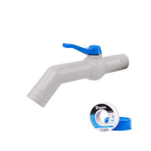 Bradas GTM451025 IBC csap 45°, 1" külső menet, 32 mm tömlővéggel