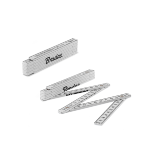Bradas DIY-MFP11WH/S összecsukható mérővessző 1 m, fehér ABS