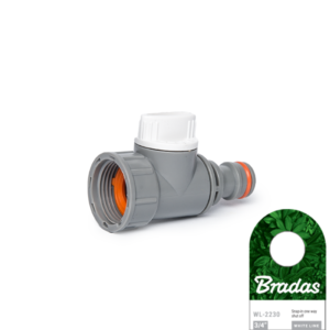 Szelepes csapcsatlakozó 3/4" belső menettel, WHITE LINE – Bradas WL-2230