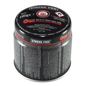 Strend Pro kemping gázpatron 190 g, szúrható, STOP GAS