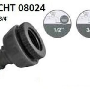 Tömlővég-csatlakozó 1/2"–3/4" – Hecht 08024
