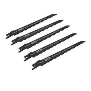 FASTER TOOLS orrfűrészlap fához és fémhez 150 mm 6 TPI BiMetal, 5 db (FT202-09)
