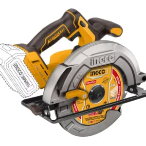 INGCO Akkus körfűrész 185 mm szénkefe nélküli 20 V (akku és töltő nélkül)