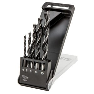 Graphite csigafúró készlet fába 4-10 mm, 5 részes 57H269