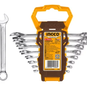 INGCO Csillag-villáskulcs készlet 8 részes 6-19 mm CrV