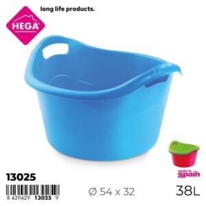 Hega Hogar kerek lavór fogantyúkkal Verona 38 l (13025)