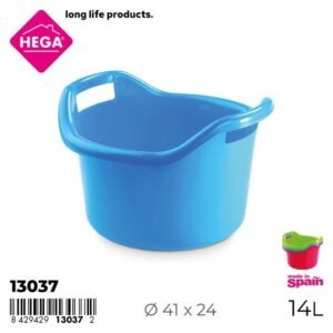 Hega Hogar kerek lavór fogantyúkkal Orinoco 14 l (13037)