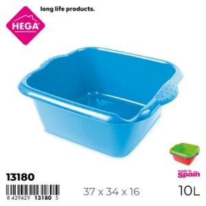 Hega Hogar szögletes lavór Genova 10 l (13180)