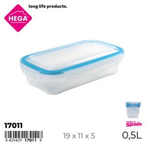 Hega Hogar hermetikus ételdoboz Kiev 0,5 l (17011)