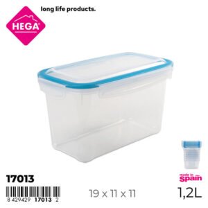 Hega Hogar hermetikus ételdoboz Kiev 1,2 l (17013)