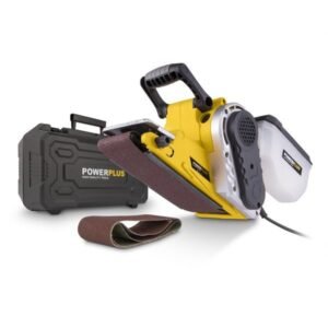 Powerplus POWX0460 szalagcsiszoló 950 W, 3 csiszolószalaggal