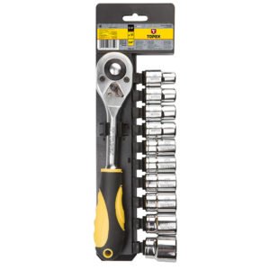 Topex dugókulcs készlet 1/2", 11 részes 38D652