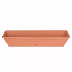 Marázplast balkonláda 80 cm. Monaco terrakotta