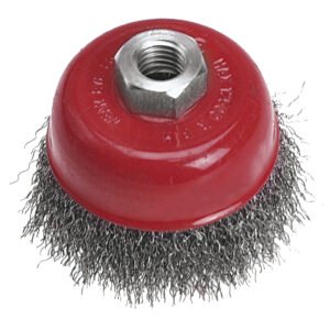 Verto fazékkefe hullámos dróttal 75 mm, M14 62H110