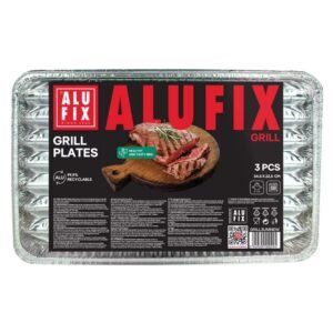 Alu grill tálca 3db