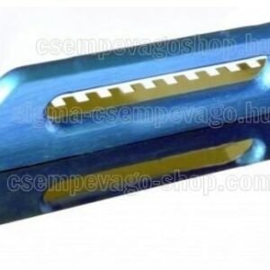 Bautool fogazott glettvas 10×10 mm, 480×130 mm
