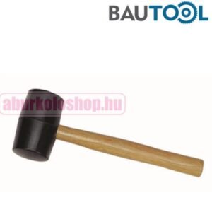 Bautool gumikalapács 80 mm, fa nyéllel