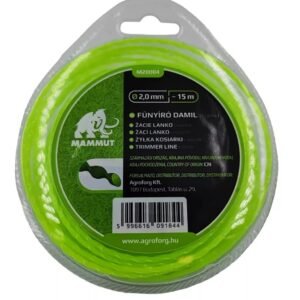 Csavart szögletes damil 2 mm, 15 m