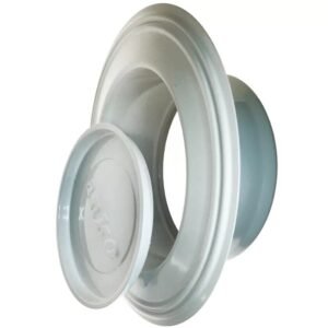 Fali hüvely 118 mm, fehér