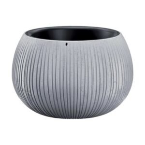 Virágcserép Bowl 2in1 fekete beton