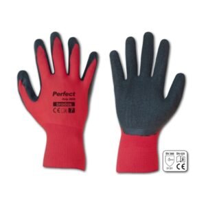 Bradas PERFECT GRIP RED RWPGRD10 védőkesztyű, érdes felületű latex mártott, 10-es méret