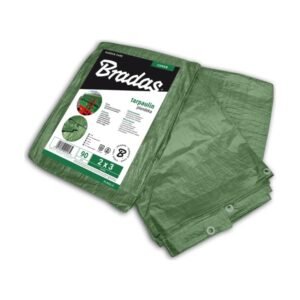 Bradas PL903/3 takaróponyva 90 g/m² 3 x 3 m, zöld