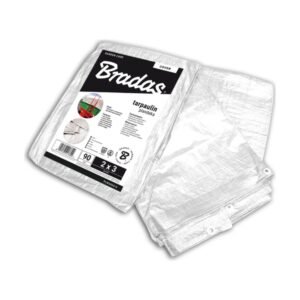 Bradas PLW904/5 takaróponyva 90 g/m² 4 x 5 m, fehér