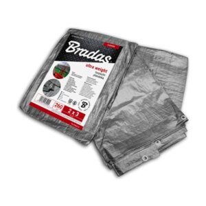 Bradas Ultra Weight takaróponyva 260 g/m² szürke 3 x 4 m (PL2603/4)