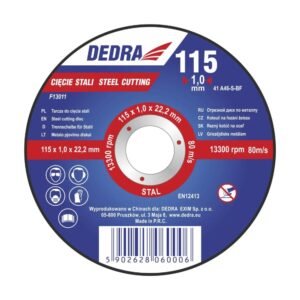 Dedra F13011 vágókorong acélra 115x1,0x22,2 mm
