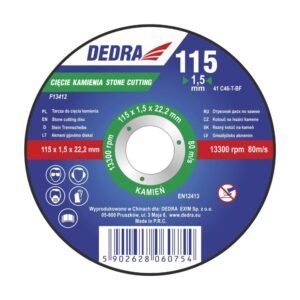 Dedra F13412 vágókorong kőre 115x1,5x22,2 mm
