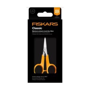 Fiskars Classic hajlított körömvágó olló, 10 cm