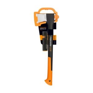 Fiskars X17 hasítófejsze, M méret + Xsharp fejsze- és késélező szett