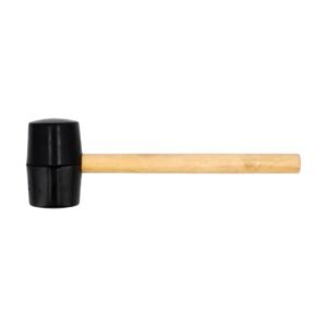 Gumikalapács 55 mm (310 g), fa nyéllel – Toya 33650