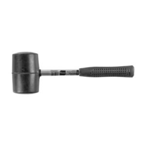 Gumikalapács 680 g, fekete fej, fém nyél, 300 mm – Strend Pro HM213