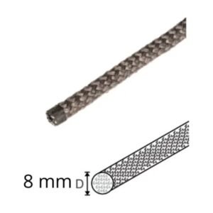 Hőálló tömítőzsinór 8 mm, 3 m (kazán)