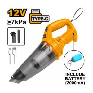 INGCO Akkus porszívó 0,5 l 5 V (2,0 Ah + USB-C töltő)