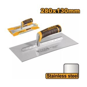 INGCO Glettvas 130 x 280 mm inox lágy fogantyús